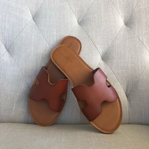 Universal Thread Jenny Slide Sandals - Brown
